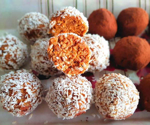 Carrot Cake Energy Balls Recipe Cuisine Fiend